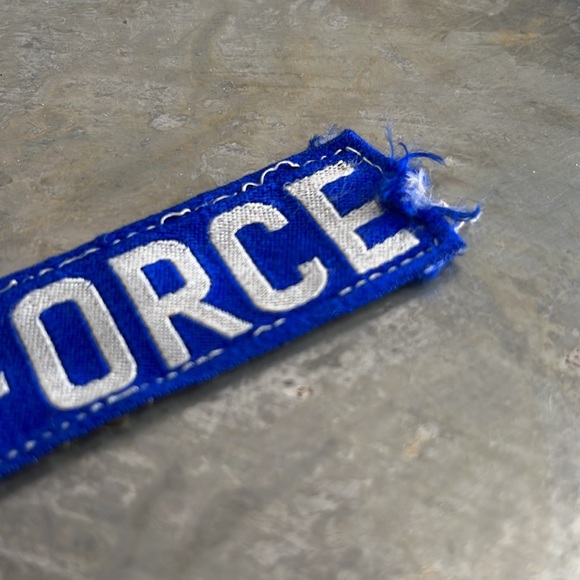 U.S. AIR FORCE blue tape patch, vintage - Picture 7 of 12